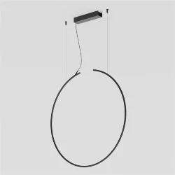 Шинопровод Arity подвесной круглый D800мм вертикальный (Черный) TRX233-RV-D800-B