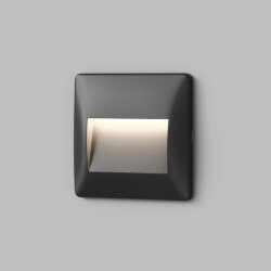 Светильник встраиваемый в стену HELM, IP65, LED 3000К, 2.5 Вт, черный, пластик, Denkirs DK1210-BK