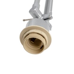 UML-T500 E27 SILVER-WHITE Торшер напольный под лампу Е27, 60W, с регулировкой наклона, Серебристый-Белый