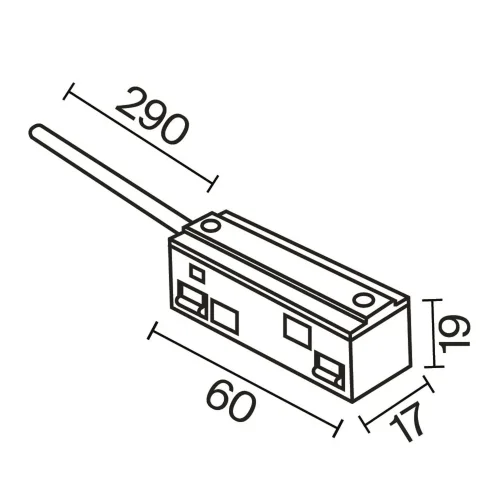 Ввод питания Exility черный (Черный) - фото 2