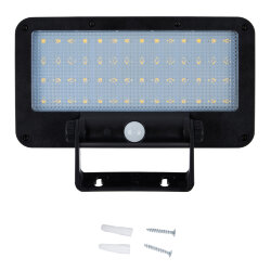 USL-F-562-PT060 SENSOR N1 Садовый светильник на солнечной батарее, с датчиком движения, 6Вт, Белый свет 4000K, Корпус черный, TM Uniel