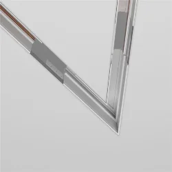 Коннектор   угловой 45° Exility встраиваемый под ГКЛ 9,5мм, белый (Белый)