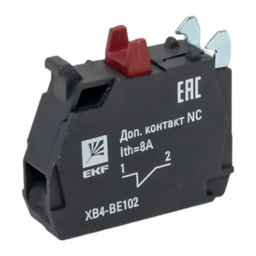 Контакт дополнительный NC красн. PROxima EKF XB4-BE102 - фото