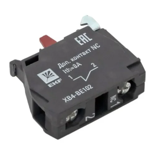 Контакт дополнительный NC красн. PROxima EKF XB4-BE102 - фото 6