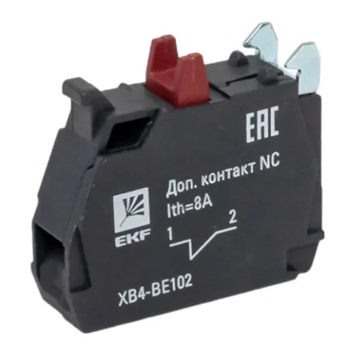 Контакт дополнительный NC красн. PROxima EKF XB4-BE102 - фото