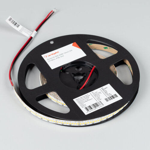 Светодиодная лента ULTRA-A288-10mm 24V Warm3000 (17 W/m, IP20, 5m) (Arlight, высок.эфф.200 лм/Вт) 054931 - фото 2