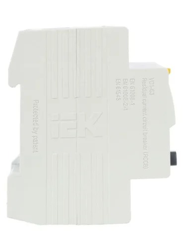 Выключатель дифференциального тока (УЗО) 4п 25А 300мА тип AC ВД1-63 KARAT IEK MDV10-4-025-300 - фото 7