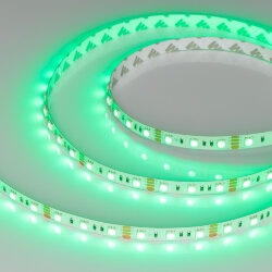 Светодиодная лента RT-B60-10mm 12V RGB (14.4 W/m, IP20, 5060, 5m) (Arlight, Открытый)