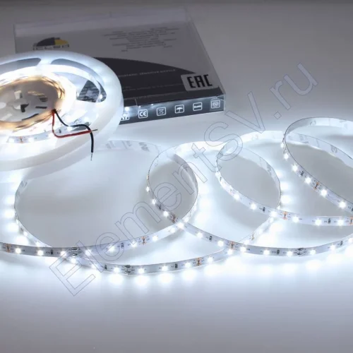 Светодиодная лента LUX class, 2835, 60led/m, white, 12V, IP20, CRI>90, A207 - фото.