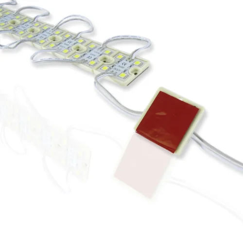 Светодиодный модуль квадратный 5050-4 (1,44W, 12V, White) - фото III