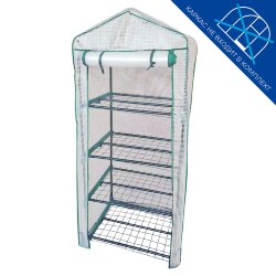 UGT-R20 H160 WHITE Тент из армированного полиэтилена 135г-м2 для парника 70x50x160см, Цвет сетки белый, TM ФитоЛето