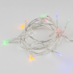 ULD-S0150-010-STB-2AA MULTI IP20 Гирлянда светодиодная на батарейках 2AA не в-к, 1.5м, 10 светодиодов, Разноцветный свет, Провод прозрачный, TM Uniel
