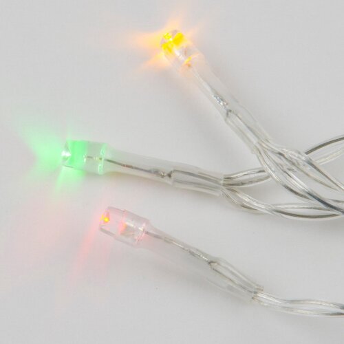 ULD-S0150-010-STB-2AA MULTI IP20 Гирлянда светодиодная на батарейках 2AA не в-к, 1.5м, 10 светодиодов, Разноцветный свет, Провод прозрачный, TM Uniel - фото 3