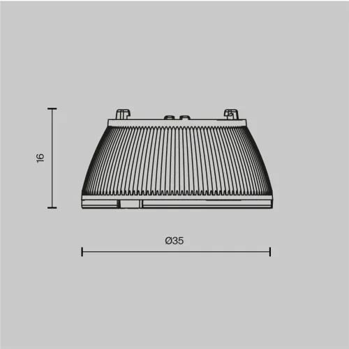 Линза для светильников серии Омут / Dip 10 Вт 45° (Прозрачный) Lens003D35-10W - фото 7