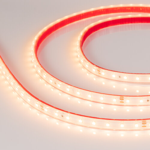 Светодиодная лента герметичная RTW-PS-A80-10mm 24V Warm2700 (6 W/m, IP67, 2835, 5m) (Arlight, 6 Вт/м, IP67) - фото 1