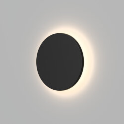 Настенный светодиодный уличный светильник ALTA, IP65, 9 Вт, 3000K, черный, алюминий, Denkirs DK9781-BK