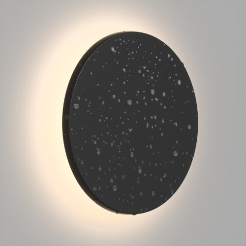 DK9781-BK Настенный светодиодный уличный светильник ALTA, IP65, 9 Вт, 3000K, черный, алюминий. Фото 3