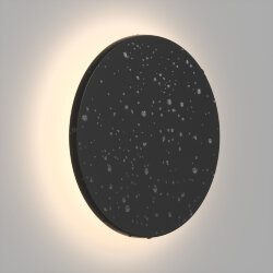 Настенный светодиодный уличный светильник ALTA, IP65, 9 Вт, 3000K, черный, алюминий, Denkirs DK9781-BK