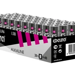 Элемент питания алкалиновый AA/LR6 1.5В Alkaline Pack-40 (уп.40шт) ФАZА 5023017