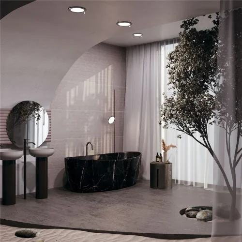 Встраиваемый светильник Stockton 4000K 1x18Вт 110° IP 44 (Белый) - фото 9