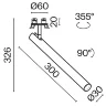 Встраиваемый светильник Фокус Т / Focus T 6 Вт 3000 К 36° (Черный) C141RS-L300-6W3K-B - фото 12