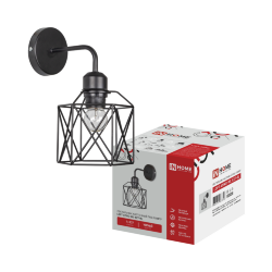 Светильник настенный под лампу LOFT ATIKO-WL-E27-BL Е27 черный IN HOME