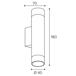 Светильник WOLTA WSL-MR11/W15BG под лампу MR11 с цоколем GU10 Черный / золотой PETITE