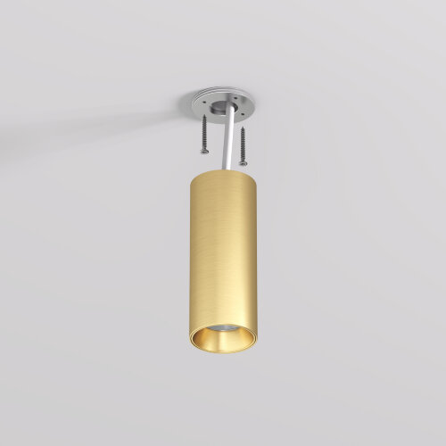 DK2615-SB Накладной светильник SHINE TUBE со светодиодом, D45*H115, IP20, 3000К, 7W, RA?90, сатинированная латунь, алюминий. Фото 3