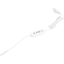 UST-E32 WHITE 2M Таймер с вилкой и разъемом L.N для фито светильника, 220В, 150Вт, Провод 2 метра