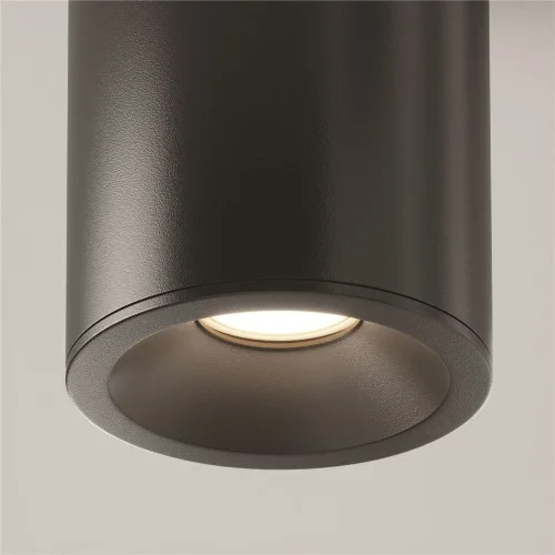 Потолочный светильник Zoom GU10 1x10Вт IP 54 (Черный) - фото 9