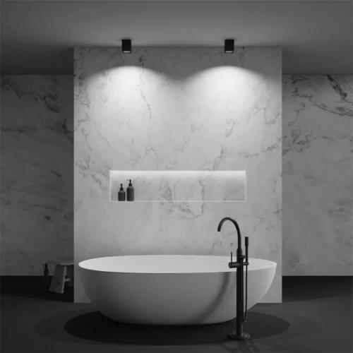 Потолочный светильник Zoom GU10 1x10Вт IP 54 (Черный) - фото 13