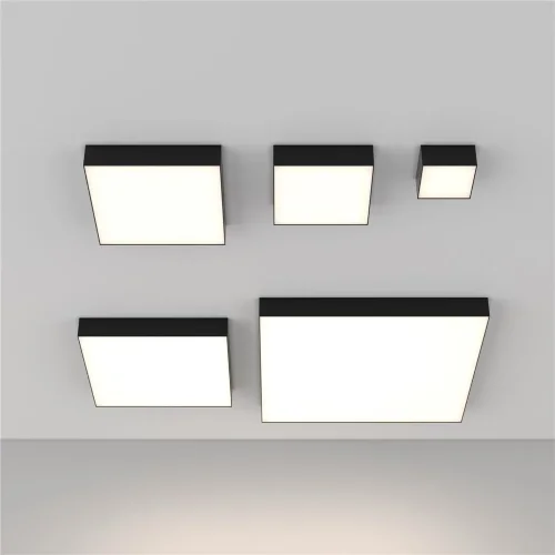 Потолочный светильник Zon 4000K 12W 120° (Черный) - фото 6