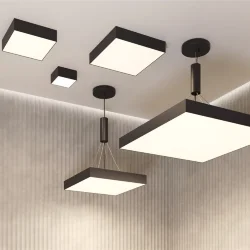 Потолочный светильник Зон / Zon 12 Вт 4000 К 120° (Черный) C032CL-12W4K-SQ-B