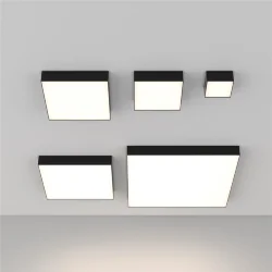 Потолочный светильник Зон / Zon 12 Вт 4000 К 120° (Черный) C032CL-12W4K-SQ-B