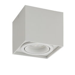 Светильник накладной IP 20, 50 Вт, GU10, белый, алюминий, Denkirs DK2003-WH