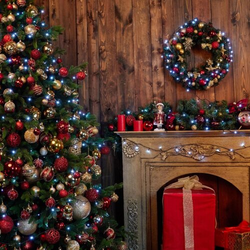 ULD-S3000-300-DGA WHITE IP20 Гирлянда светодиодная, 30м, 300 светодиодов, Белый свет, Провод зеленый - фото 5