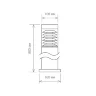 Ландшафтный светильник 1507 Techno серый IP54 1507 Techno серый - фото 6