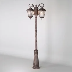 Уличный светильник на столбе Virgo F/2 капучино IP44 GLXT-1450F/2 капучино (031925)