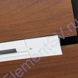 Трек для спотов встраиваемый 4L 2м 4X15 (''трехфазный'', 4 провода, белый)