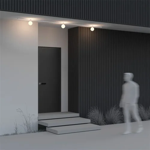 Уличный трековый светильник Luna Elasity IP 3000K 9Вт 180° белый (Белый) - фото 5