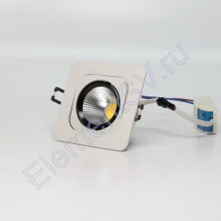 Светодиодный светильник S1001-5W-S88W BW10 (220V, 5W, day white, квадратный 88x88mm)
