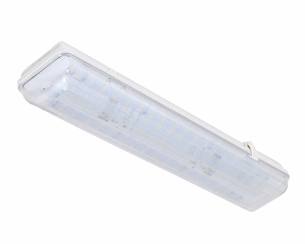 Подвесной офисный светодиодный светильник Батон 40 Вт IP54 660x150x100 мм 3000К Прозрачный - фото