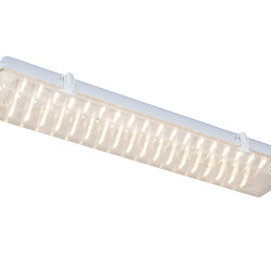 Подвесной офисный светодиодный светильник Батон 40 Вт IP54 660x150x100 мм 3000К Прозрачный