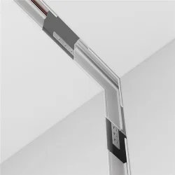 Коннектор угловой внутренний Exility встраиваемый под ГКЛ 9,5мм, белый (Белый)