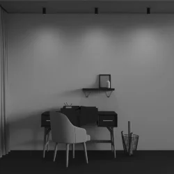 Потолочный светильник Artisan GU10 1x10Вт (Черный)