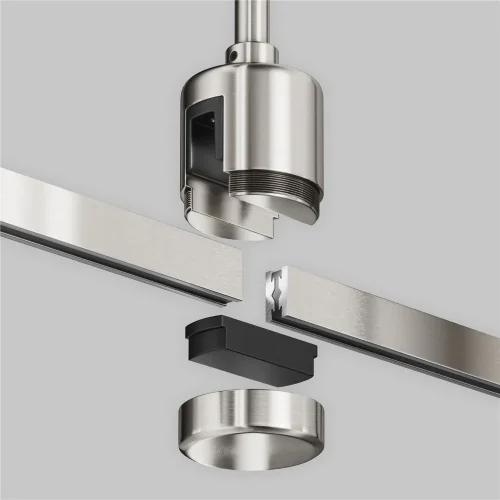 Крепление потолочное Medium 360мм с прямым коннектором питания Flarity платина (Платина) - фото 4