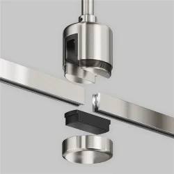 Крепление потолочное Medium 360мм с прямым коннектором питания Flarity платина (Платина)