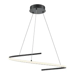 Подвесной светильник Изгиб / Curve 3000-4000К 31Вт (Черный) MOD242PL-L33BK