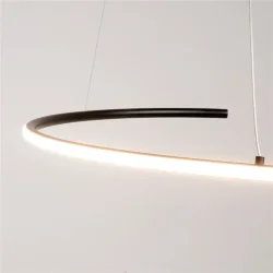 Подвесной светильник Изгиб / Curve 3000-4000К 31Вт (Черный) MOD242PL-L33BK