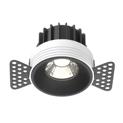 Встраиваемый светильник Round 4000K 12W 50° (Черный)
